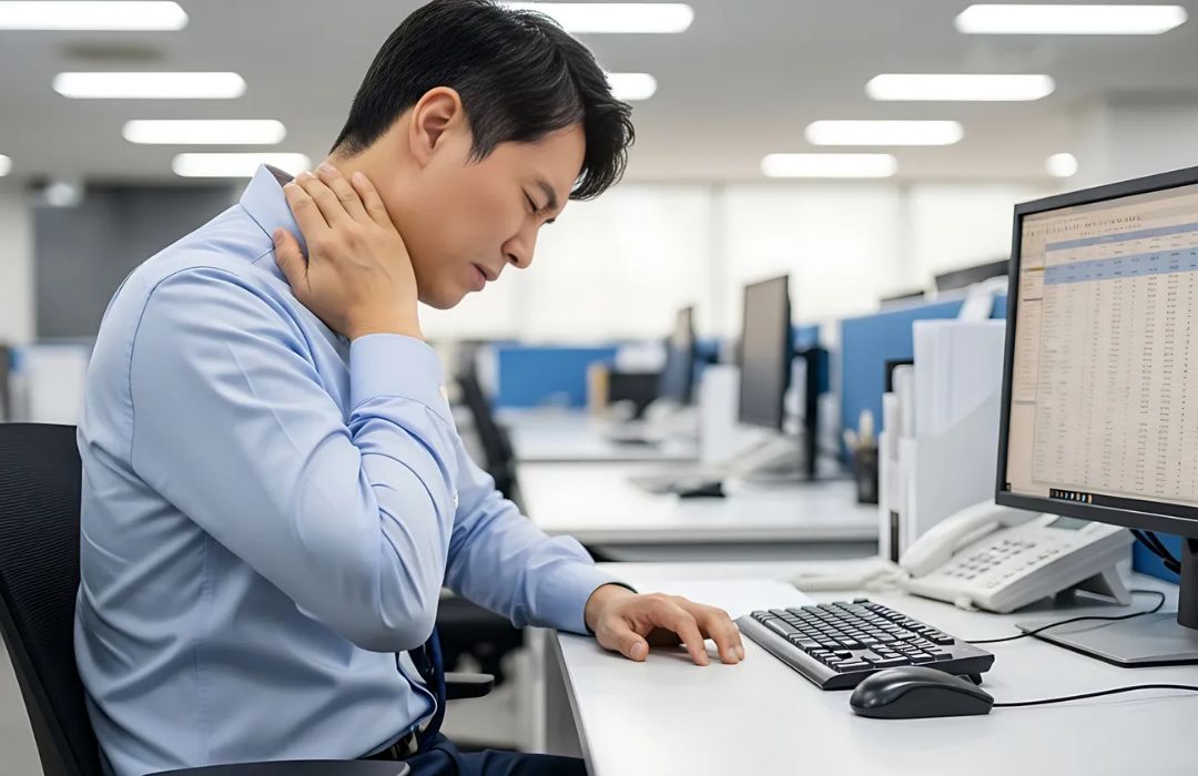 거북목 증후군 초기증상 5가지와 목 통증 완화 교정 스트레칭 가이드